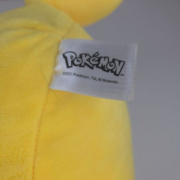 Pokemon Pikachu Sleeping Plush Toy 2021 Soft Cuddly Jumbo 18" Pillow Buddy - Picture 5 of 6